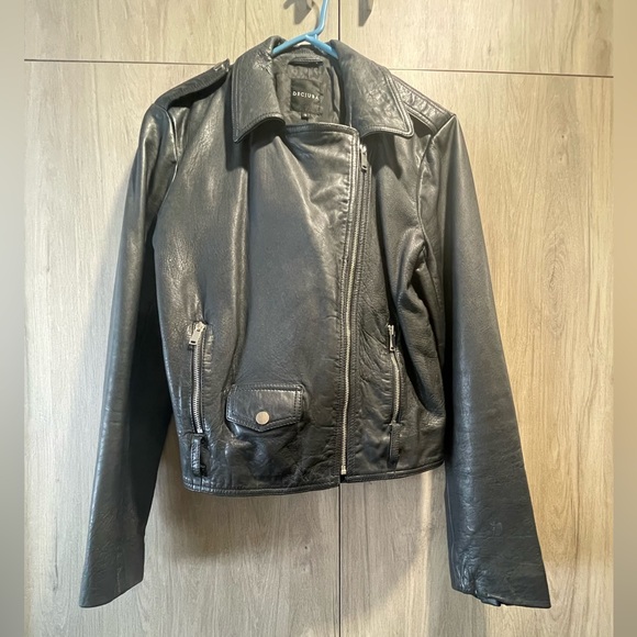 Genuine leather biker jacket - Picture 5 of 6
